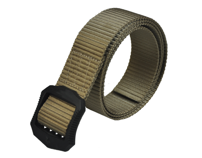 military TDU belt with push buckle